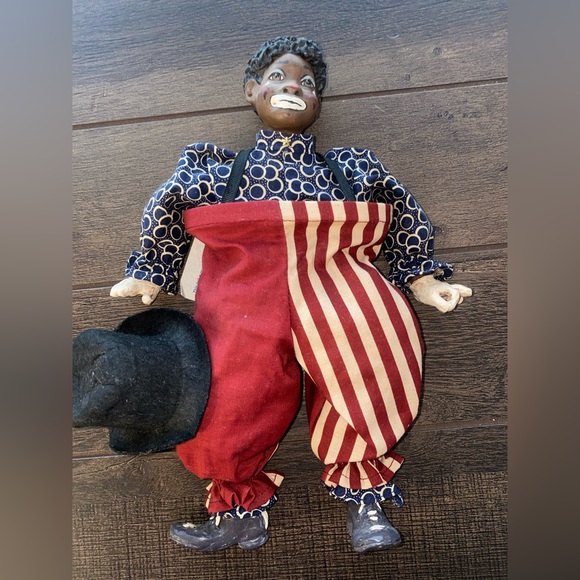 Vintage Daddy's Long Legs Doll PEANUT Clown by Designer Karen Germany COA - Picture 5 of 14